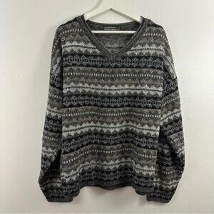 Vintage David Taylor Men’s V-Neck Long Sleeve Sweater Size LT